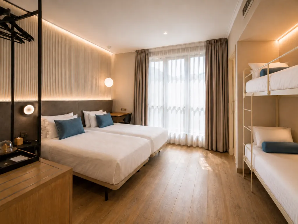 QUADRUPLE STANDARD Room, Petit Palace Plaza España, Madrid