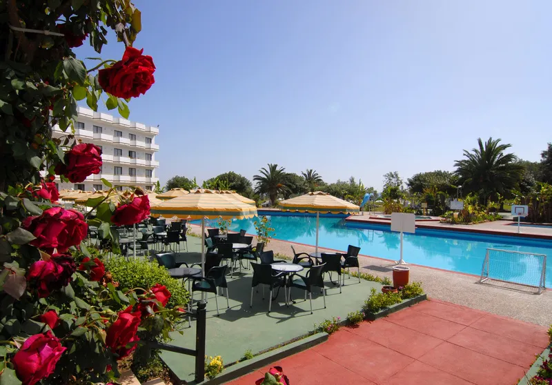 Terrace, Irene Palace Beach Resort, Rhodes