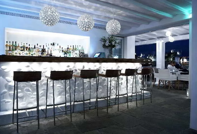 Bar, Belvedere hotel, Mykonos