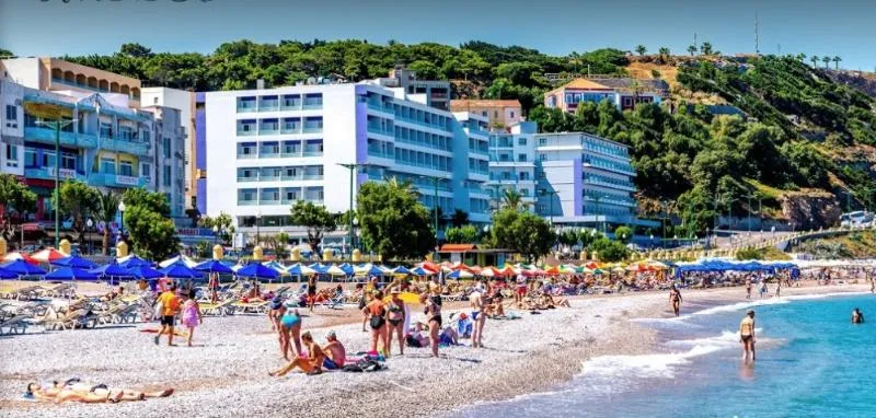 Beach, Blue Sky City Beach Hotel, Rhodes