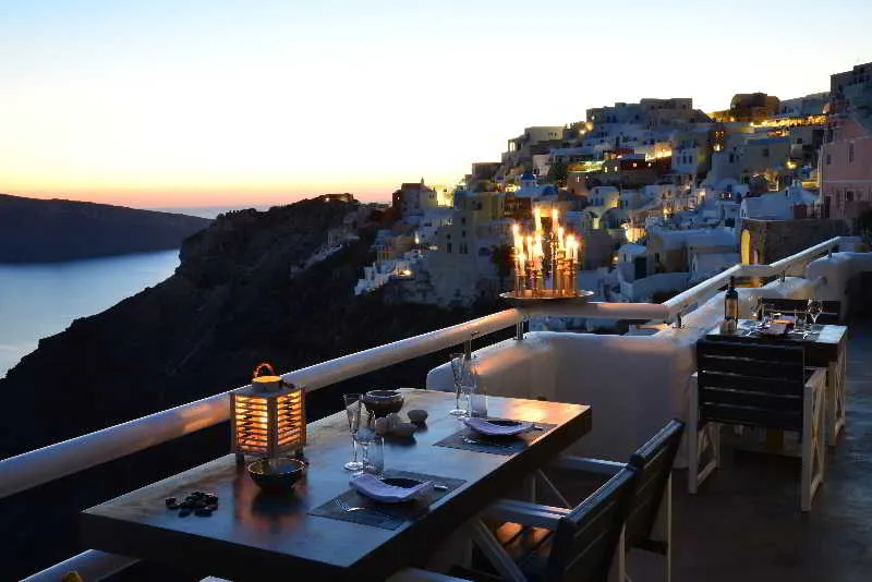 Restaurant, Aspaki Exclusive Hotel, Santorini
