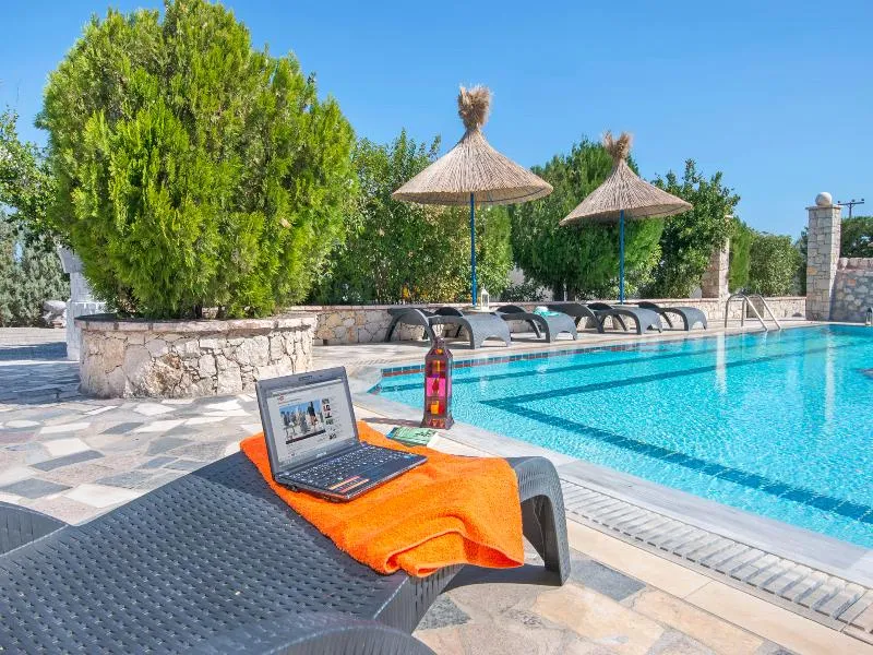 Pool, Elefteria Apts, Rhodes
