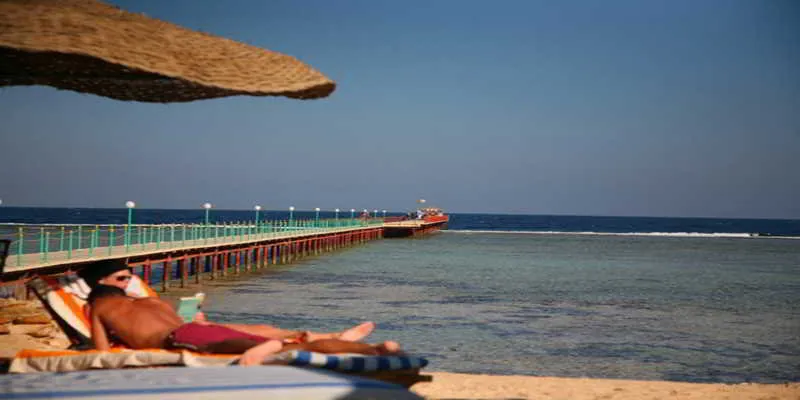 Beach, Flamenco Beach Resort, Red Sea Riviera