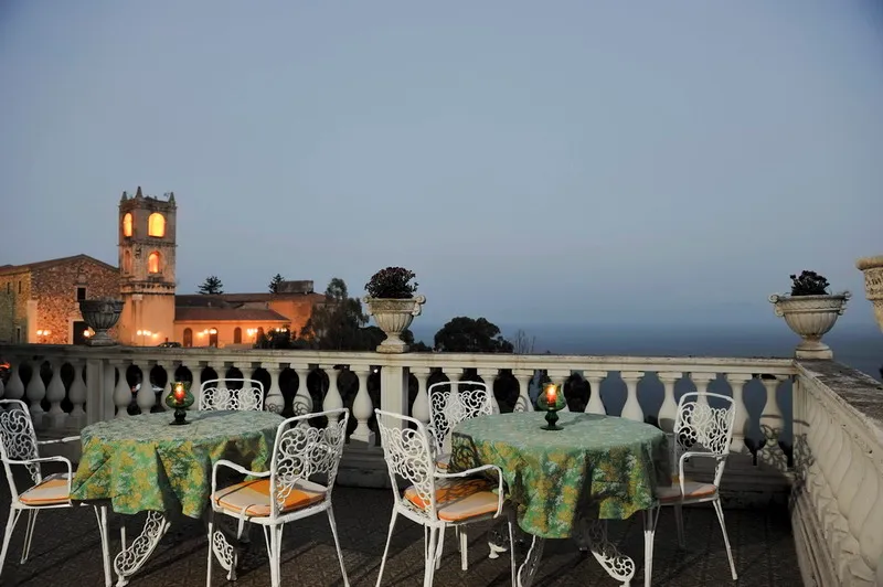 Terrace, Villa Riis, Taormina