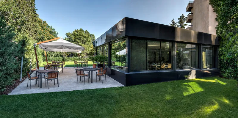 Terrace, Eurostars Monte Real, Madrid
