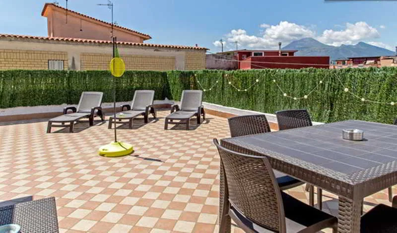 Terrace, B&B Pompei Il Fauno, Naples