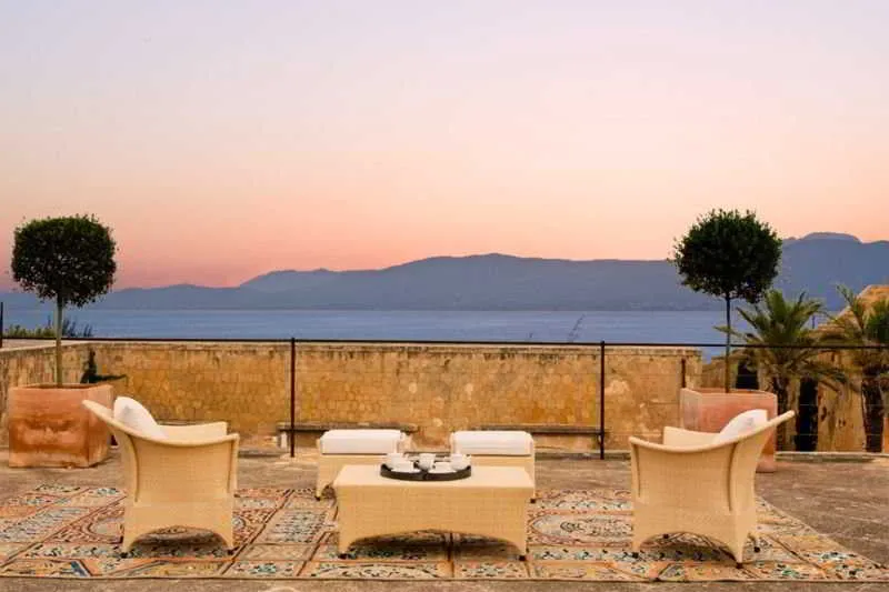Terrace, Cap Rocat, Majorca