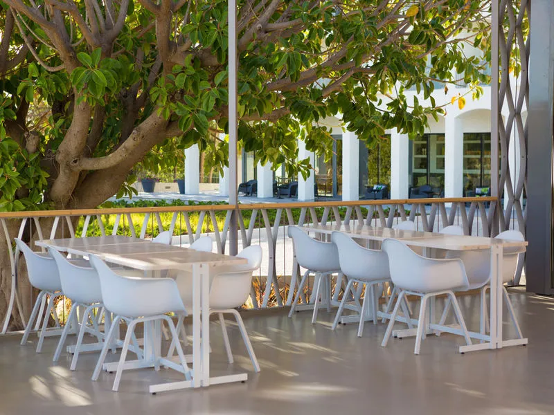 Terrace, Ozadi Tavira Hotel, Algarve
