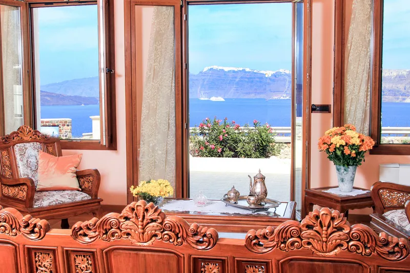 Lobby, Alba Residence, Santorini