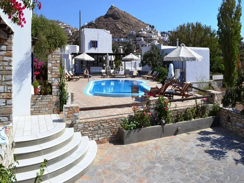 General view, Brothers Hotel, Santorini