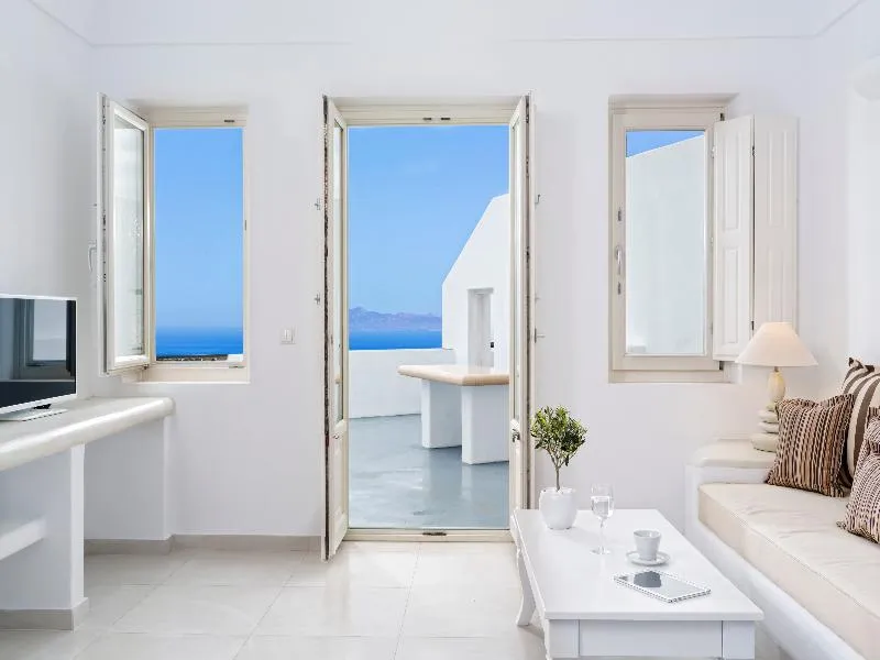 VILLA SEA VIEW TWO BEDROOMS Room, Amber Light Villas, Santorini