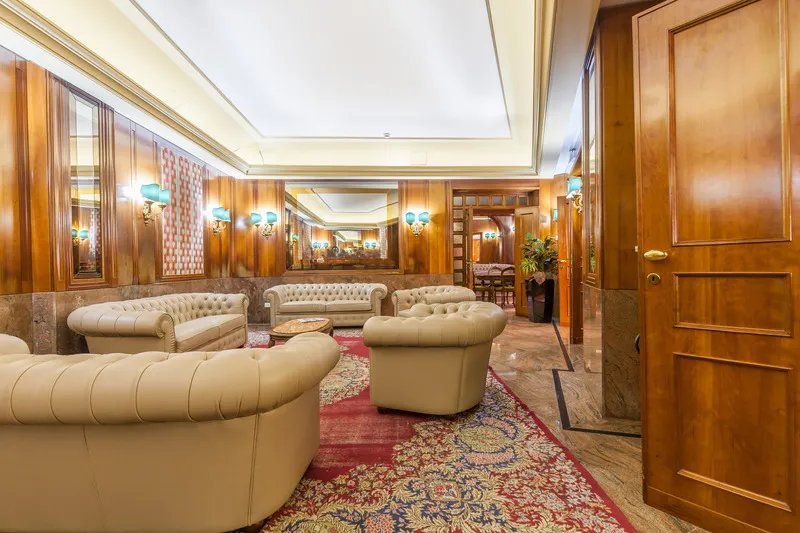Lobby, Hotel Galles, Rome
