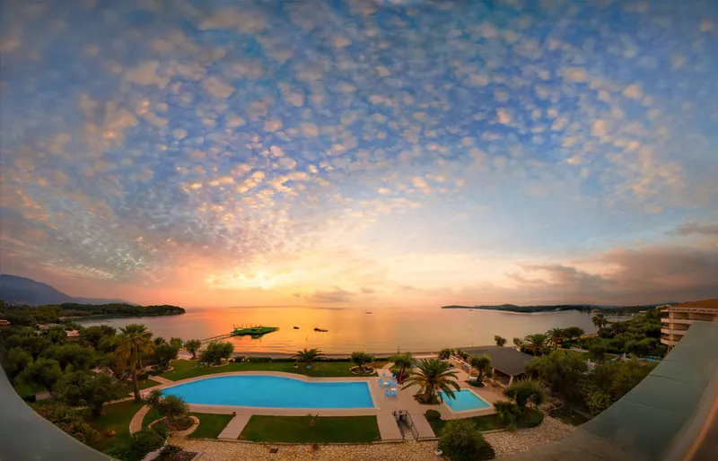 General view, Elea Beach, Corfu