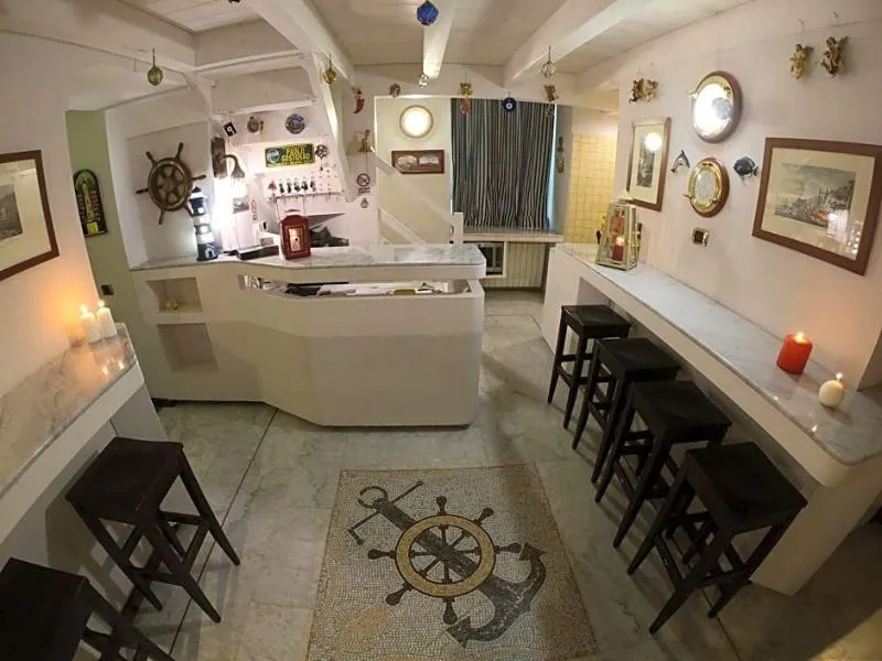 Lobby, Hotel Ausonia, Naples
