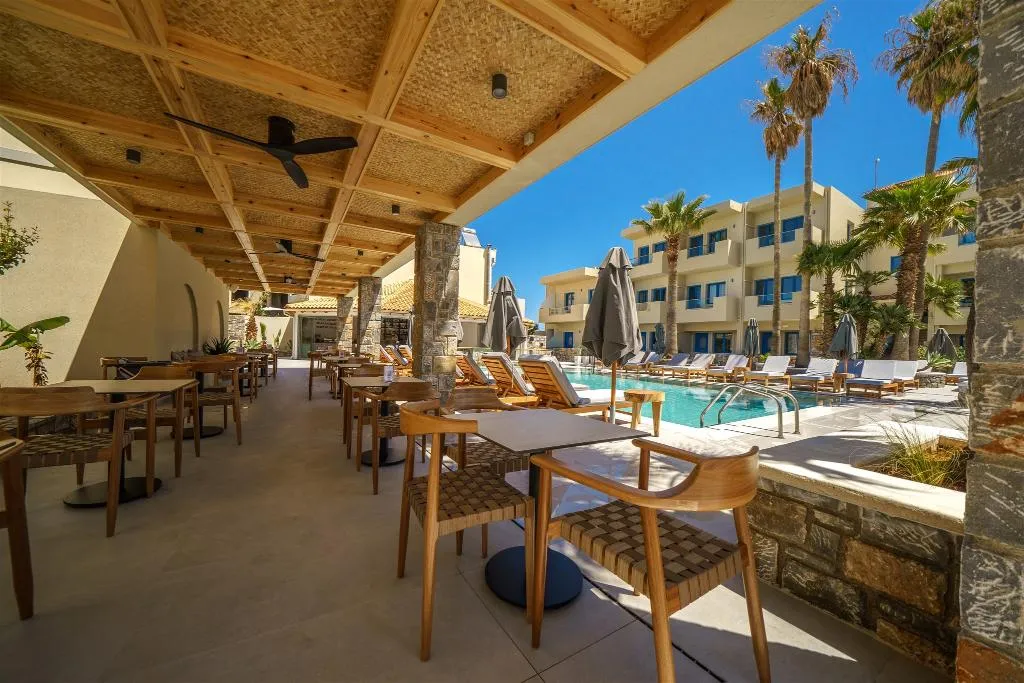 Terrace, Nana Angela Apartments, Crete