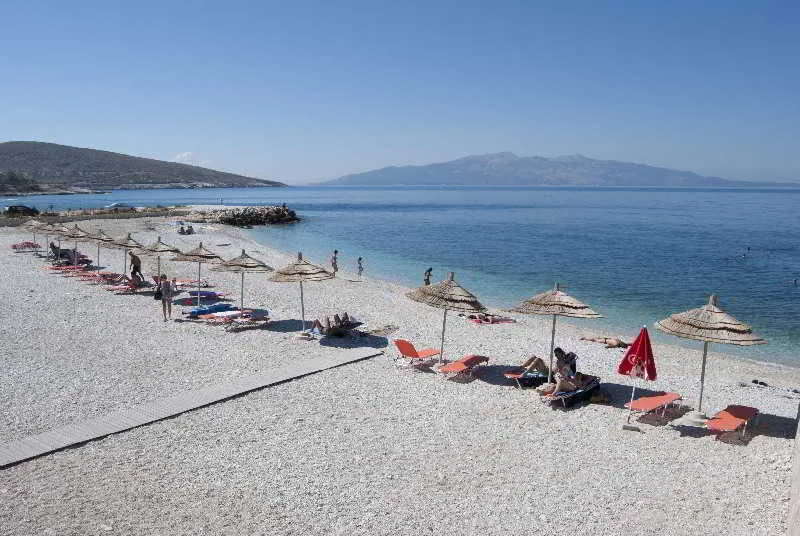 Beach, Blue Sky Hotel, Southern Albania