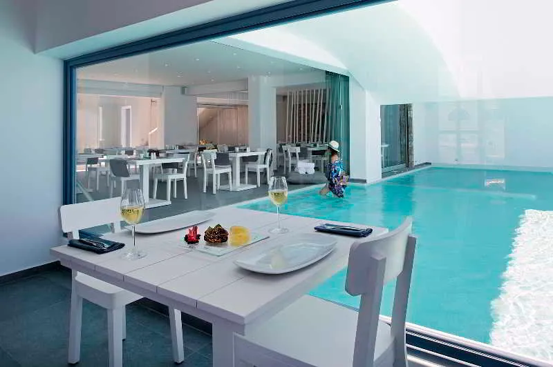 Restaurant, Acroterra Rosa Luxury Suites & Spa, Santorini
