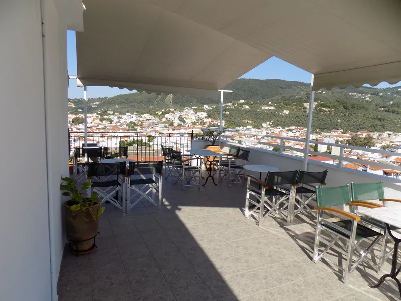 Terrace, Pension Margarita, Skiathos