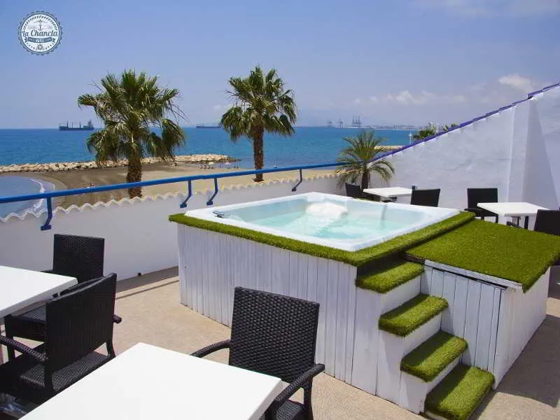 Terrace, Hotel La Chancla, Costa Del Sol