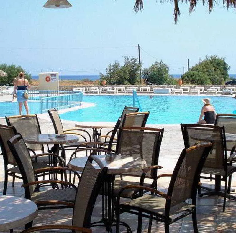 Terrace, Evripides Village, Kos