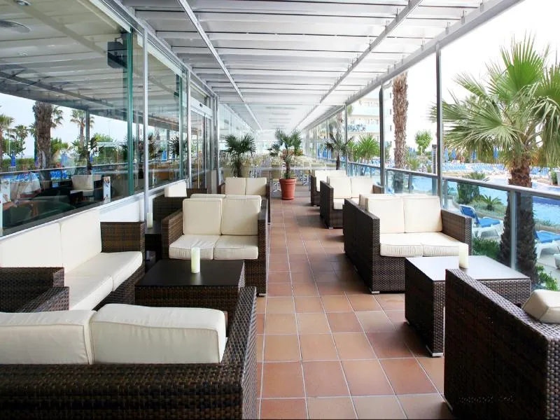 Terrace, Golden Taurus Aquapark Resort, Costa Brava