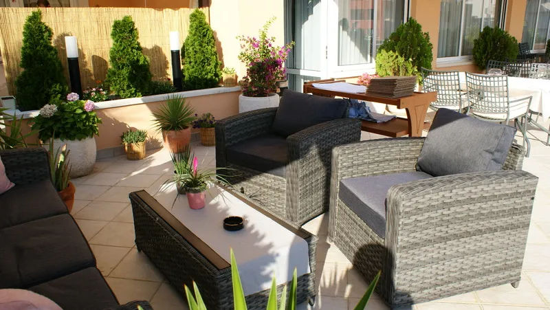 Terrace, Hotel Rosina, Split
