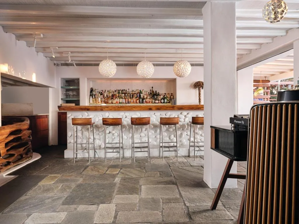 Lobby, Belvedere hotel, Mykonos