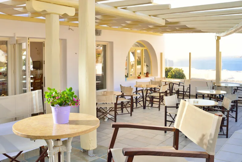 Terrace, Pelican, Mykonos