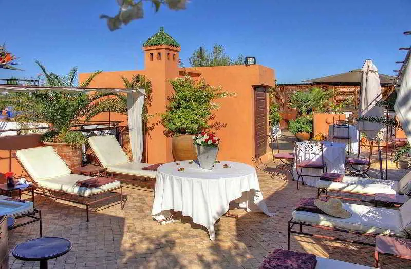 Terrace, Riad Ayadina, Marrakech