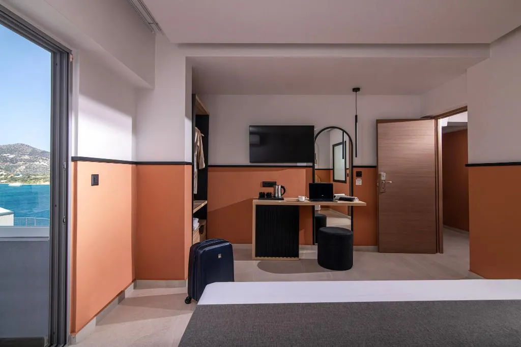 Double or Twin SIDE SEA VIEW Room, Mistral Bay, Crete