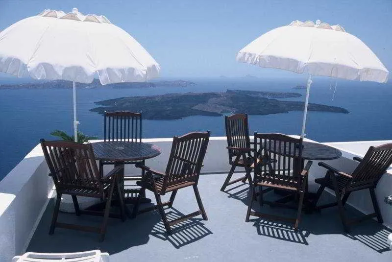 Terrace, Gorgona Villas, Santorini