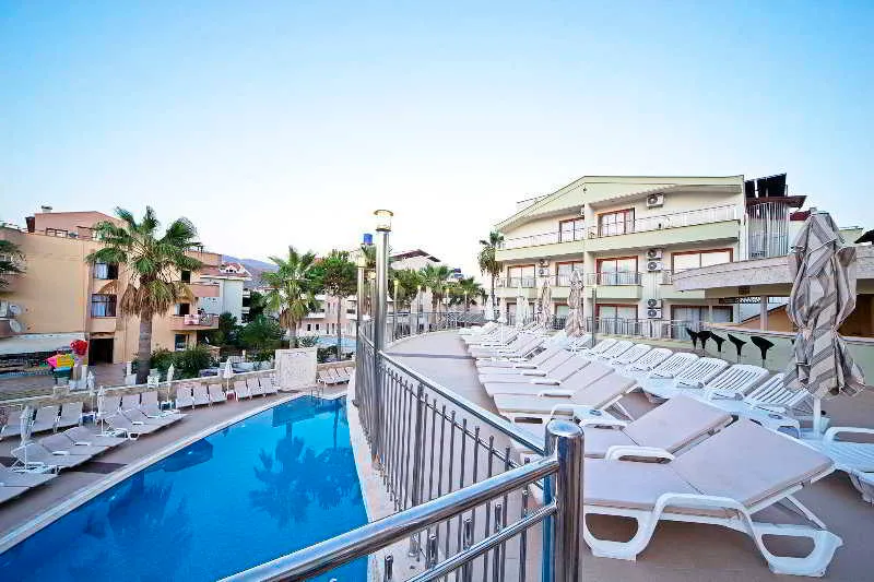 Terrace, Asda Maris Hotel, Dalaman
