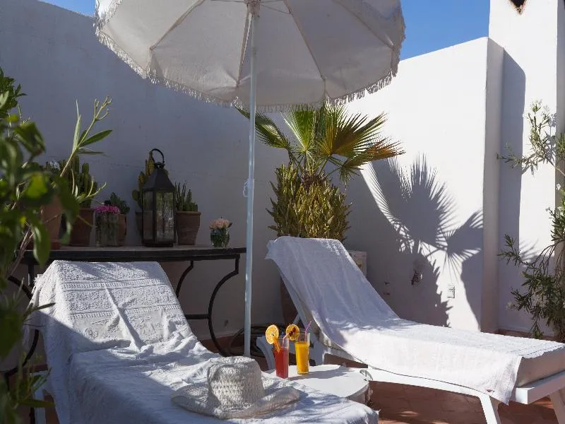 Terrace, Riad Les Orangers D'Alilia, Marrakech