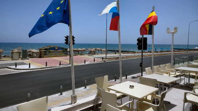 Terrace, Flamingo Beach, Cyprus