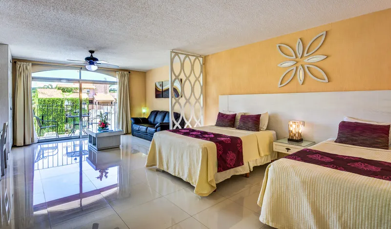 DOUBLE TWO QUEEN BEDS Room, Suites Corazon, Playa Del Carmen