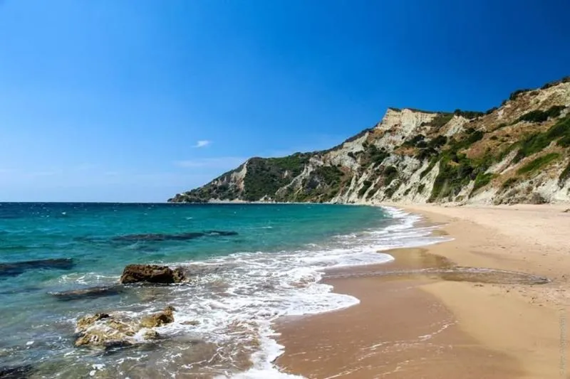 Beach, Metaxa Apartments, Corfu