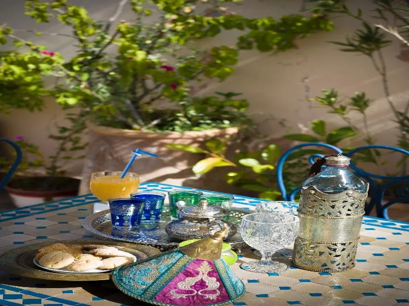 Terrace, Riad Bleu Du Sud, Marrakech