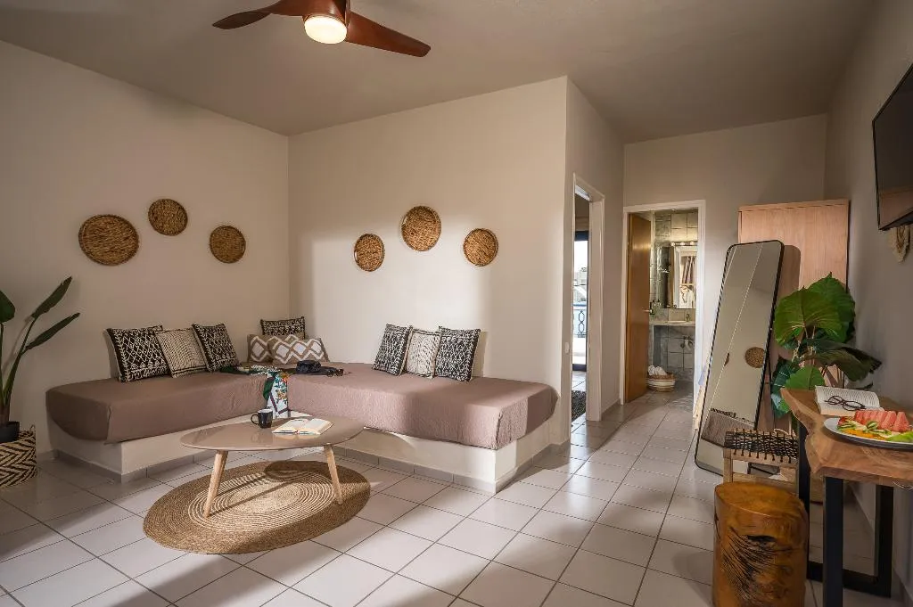 FAMILY ROOM SEA VIEW Room, Cretan Seaside Boutique Hotel, Crete