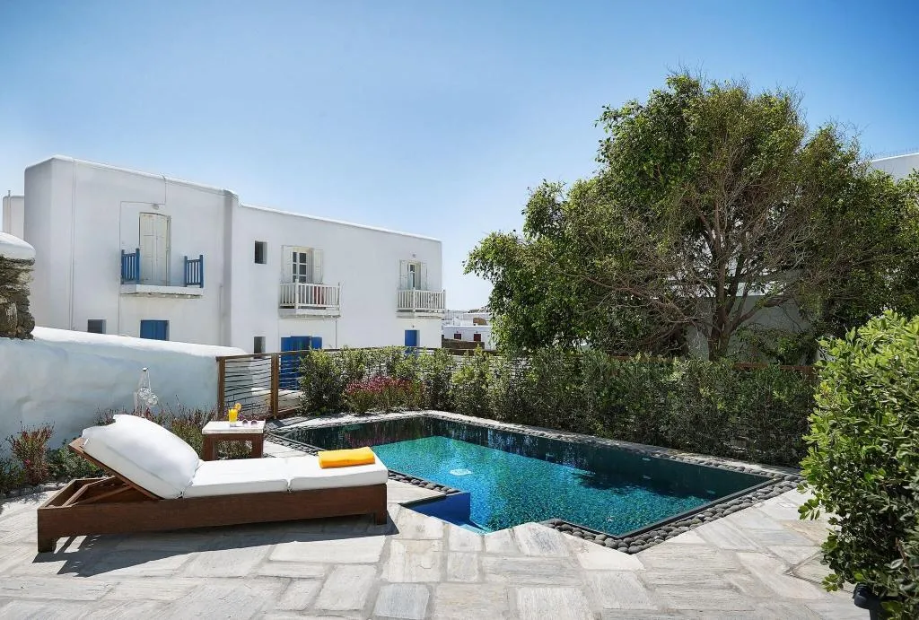 Pool, Belvedere hotel, Mykonos