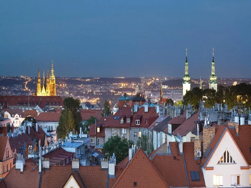 General view, Orea Hotel Pyramida, Prague