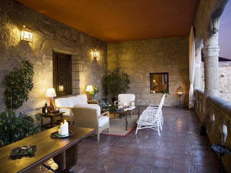 Terrace, Parador de Jarandilla de la Vera, Madrid