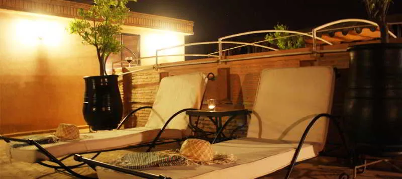 Terrace, Riad Dar Sholmes, Marrakech