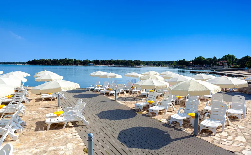 Beach, Hotel Umag  Plava Laguna, Istria