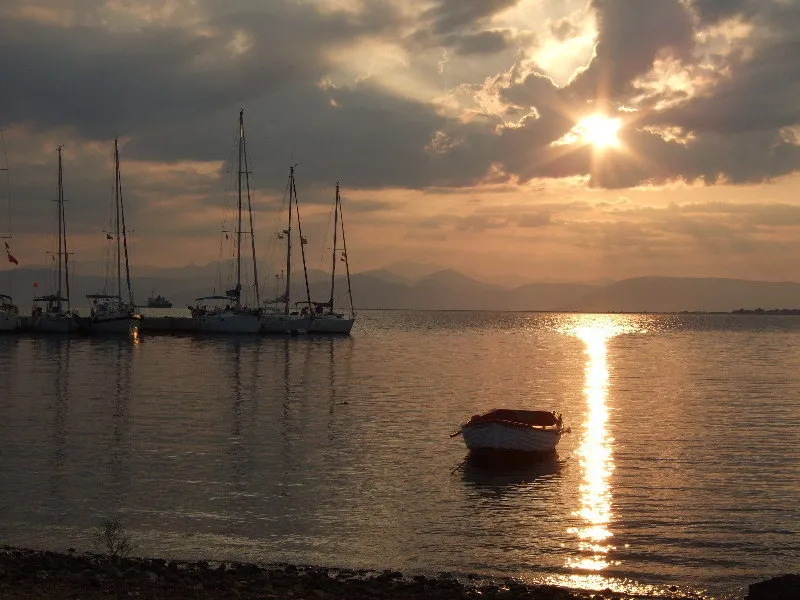 Beach, Egrypos Pension, Corfu