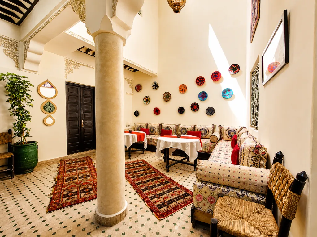Lobby, Riad Dar Benbrahim, Marrakech