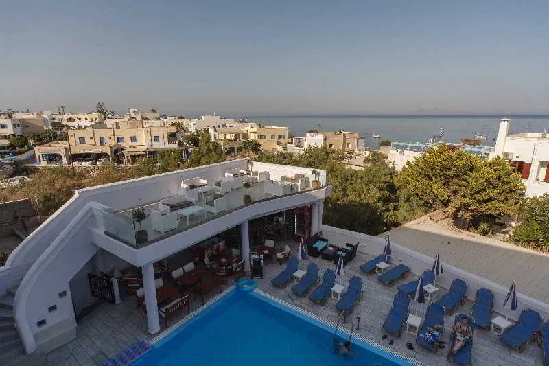 General view, Blue Waves, Santorini