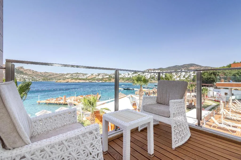 DOUBLE DELUXE SEA VIEW Room, Highlight Hotel, Bodrum