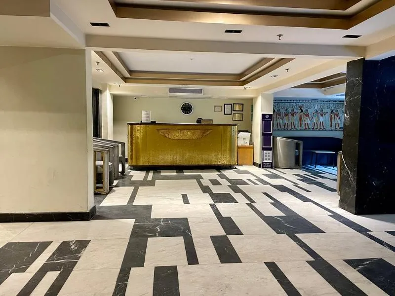 Lobby, Pharaohs Hotel, Cairo