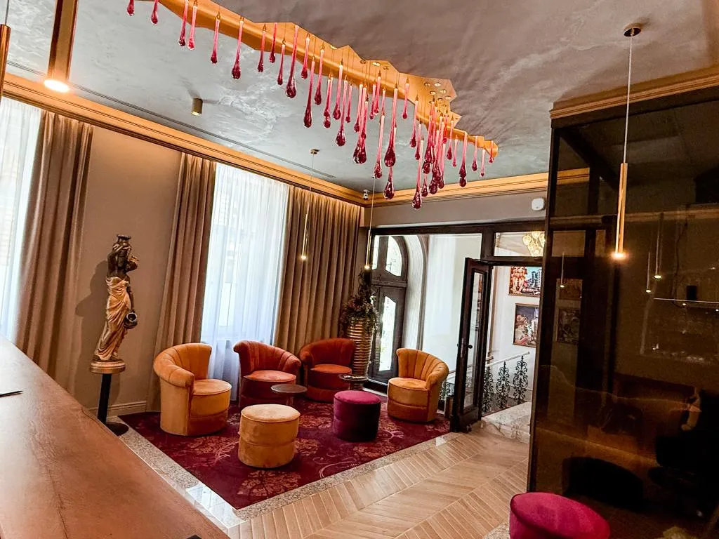 Lobby, Alfons Boutique Hotel, Prague