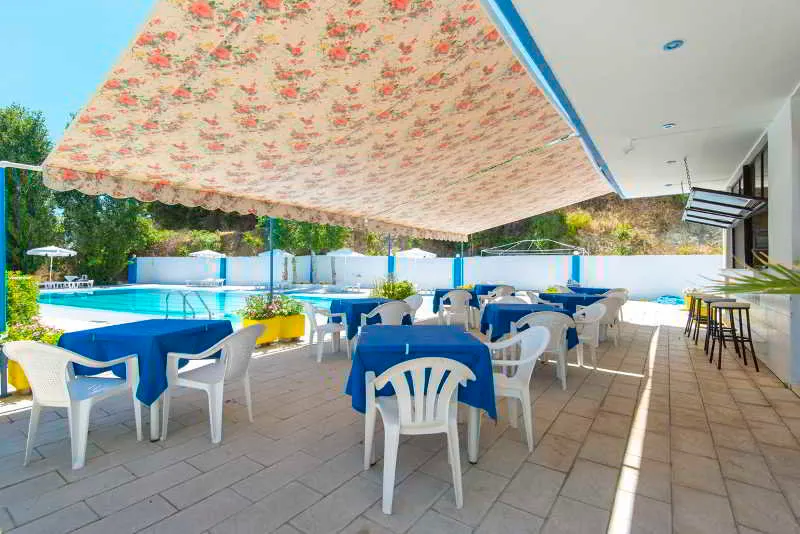 Terrace, Afandou Sky, Rhodes